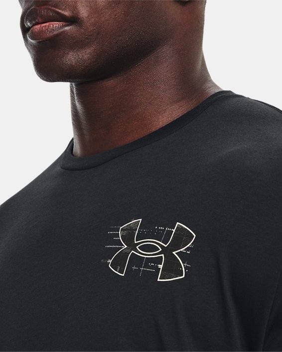 Men's UA Whitetail Skullmatic T-Shirt, Black, pdpMainDesktop image number 3